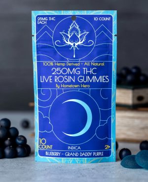 wonders of nature eau claire gummies edibles blueberry 2